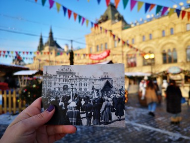 Тёплая новогодняя прогулка по Москве