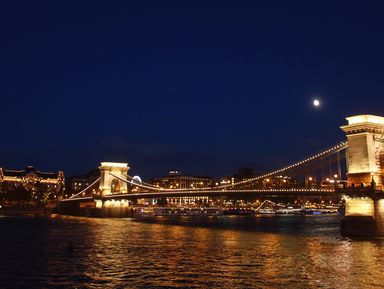 Ночная панорама и жизнь Будапешта