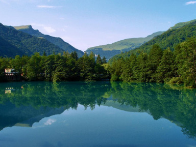 Балкарское ущелье и голубые озера