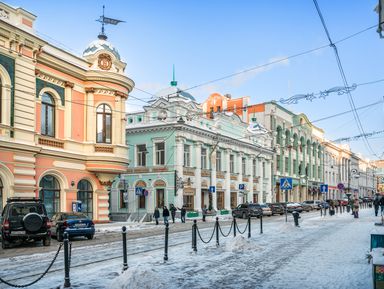 Нижегородский кремль и улица Рождественская