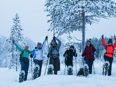 На снегоступах — к Семужному озеру!