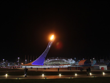 Вечерний Олимпийский Парк и Шоу Фонтанов