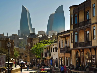 Современный Баку и Старый город
