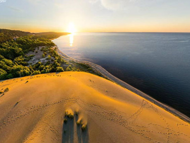 Куршская коса — дорога в дюны: танцующий лес и панорама Балтийского моря