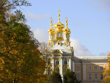 Пушкин (Царское Село): Екатерининский дворец, парк и Янтарная комната 