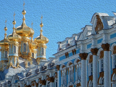 Пушкин (Царское Село): Екатерининский дворец, парк и Янтарная комната 