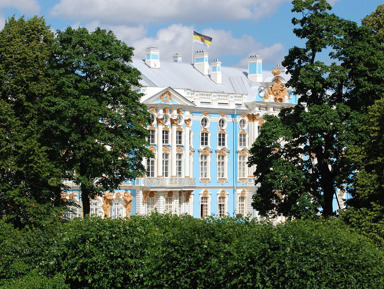 Императорские резиденции:  Екатерининский парк в Царском селе (г. Пушкин)