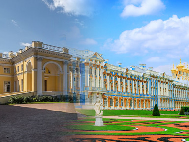 Два дворца — две эпохи: Екатерининский и Александровский дворцы