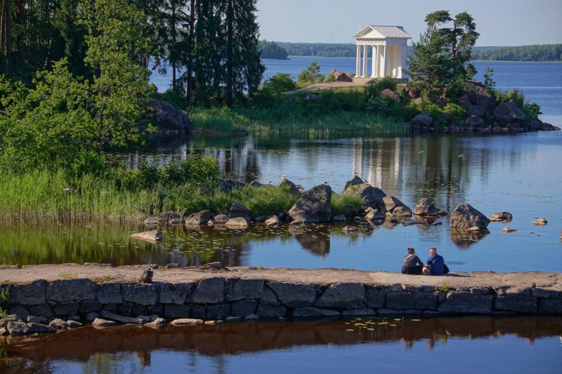 В Монрепо — со старожилом