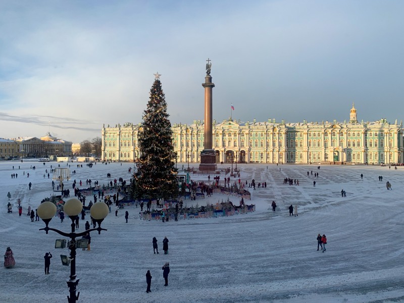 Новогодняя автобусная экскурсия по Петербургу