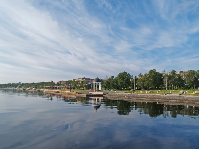 Красоты Петрозаводской набережной с воды