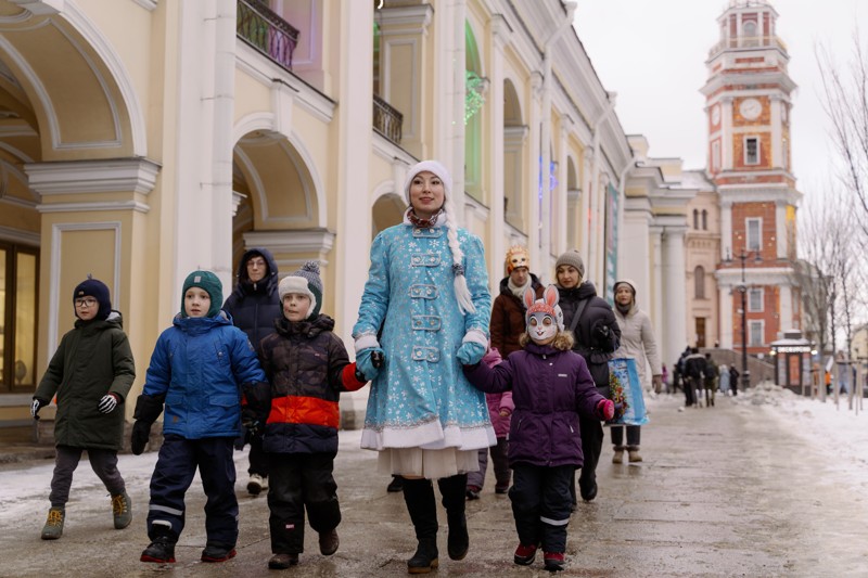 По Невскому со Снегурочкой (для малышей 3–5 лет)