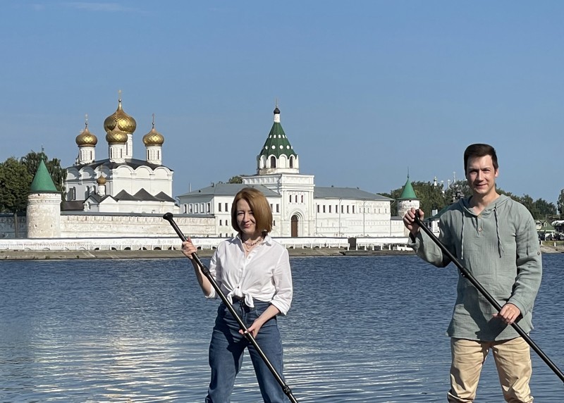 Сап-прогулка у Ипатьевского монастыря в Костроме (в группе)