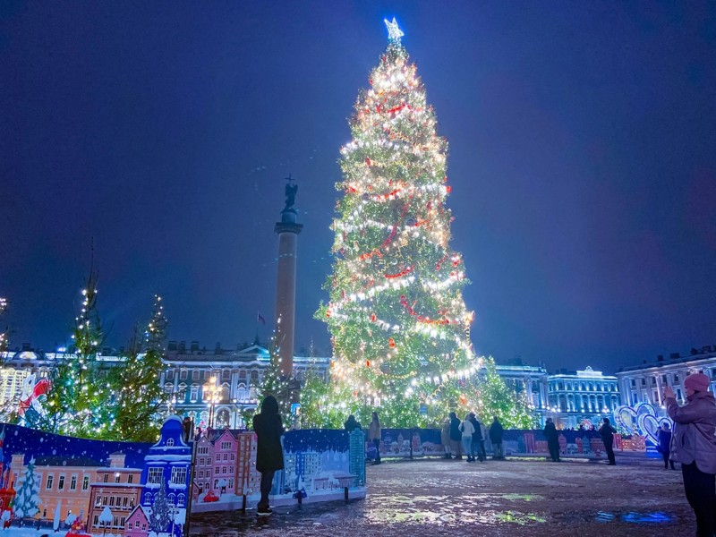 Прогулка по новогоднему Петербургу