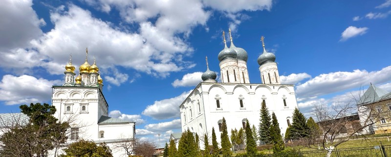 Макарьевский монастырь и Сергиевская слобода из Нижнего Новгорода